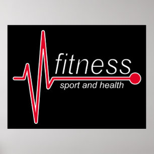 Affiche Fitness et sport