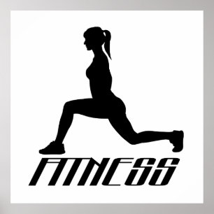 Affiche Fitness girl