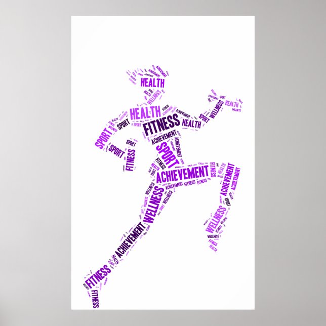 Affiche Fitness girl (Devant)