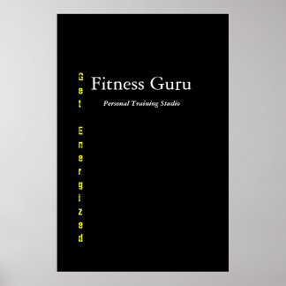 Affiche Fitness Guru