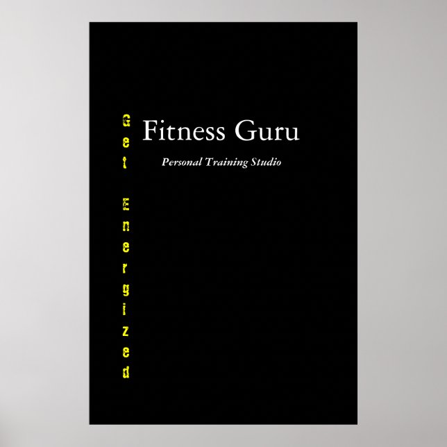 Affiche Fitness Guru (Devant)