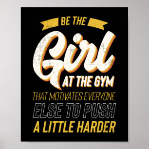 Affiche Fitness Gym Entraînement Motivation Femmes