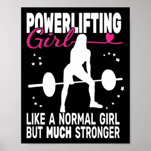 Affiche Fitness Gym Powerlifter Poids