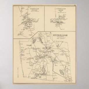 Affiche Fitzwilliam, Cheshire Co