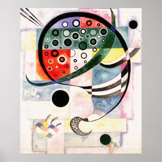 Affiche Fixe - Wassily Kandinsky Art moderne  (Devant)