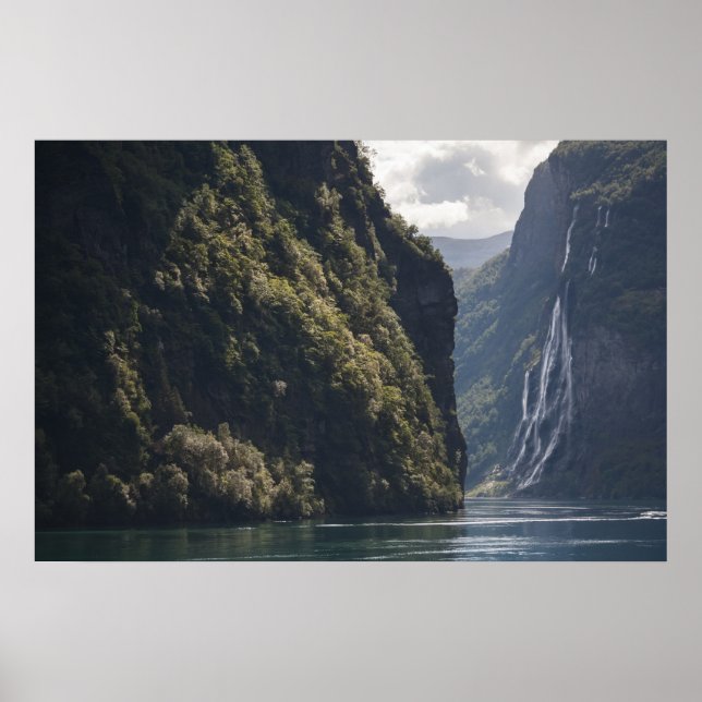 Affiche Fjord de Geiranger Norvège (Devant)