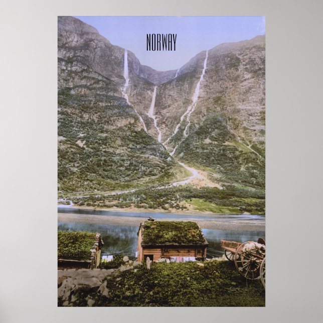 Affiche Fjord norvégien (Devant)