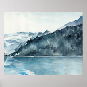 Affiche Fjords d'hiver