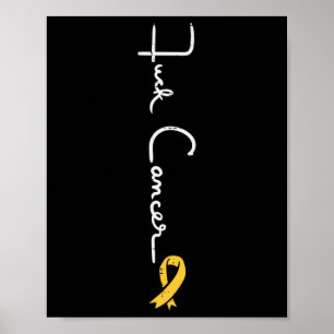Affiche Fk Enfance Cancer Ribbon Sensibilisation Hommes W