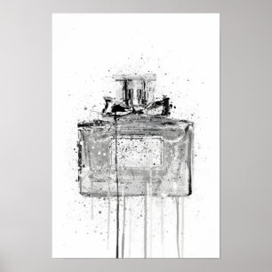Affiche Flacon de parfum 'Candy Floss' pour Noël