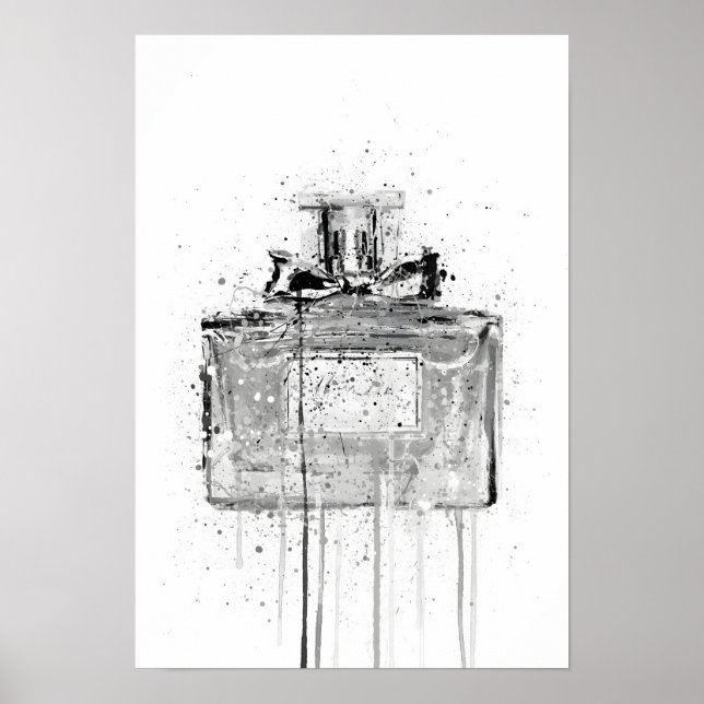 Affiche Flacon de parfum 'Candy Floss' pour Noël (Devant)