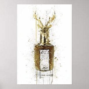 Affiche Flacon de parfum 'Royaume' pour Noël