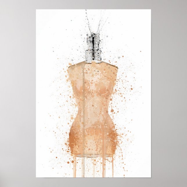 Affiche Flacon de parfum 'Venus' pour Noël (Devant)