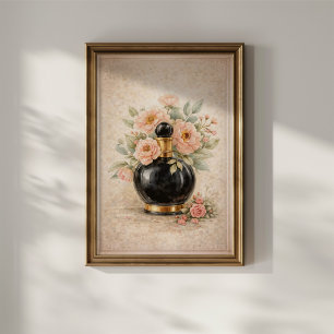 Affiche Flacon de Parfum Vintage