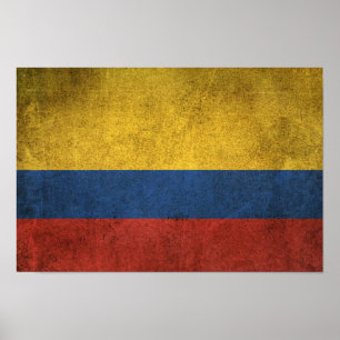 Affiche Flag de Colombie