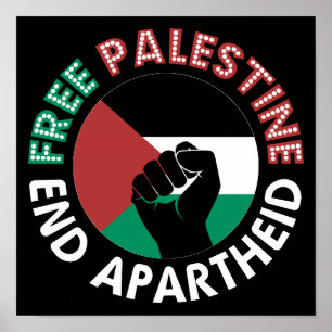 Affiche Flag de la Palestine