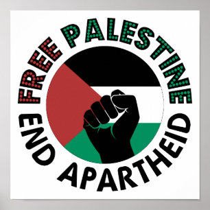 Affiche Flag de la Palestine