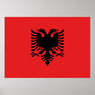 Affiche Flag of Albania