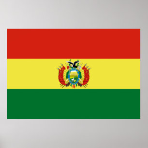 Affiche Flag of Bolivia