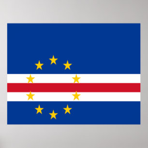 Affiche Flag of Cape Verde