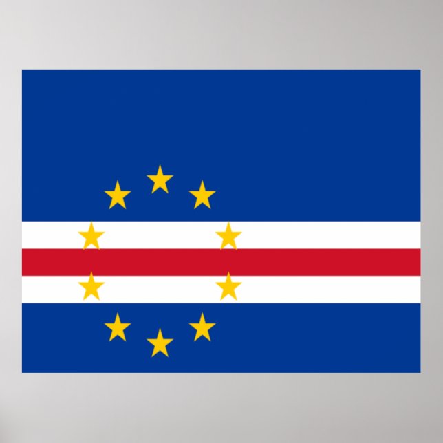 Affiche Flag of Cape Verde (Devant)