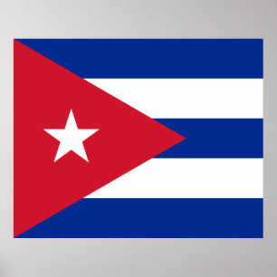 Affiche Flag of Cuba