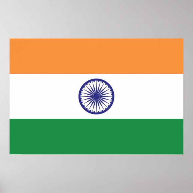 Affiche Flag of India (Devant)