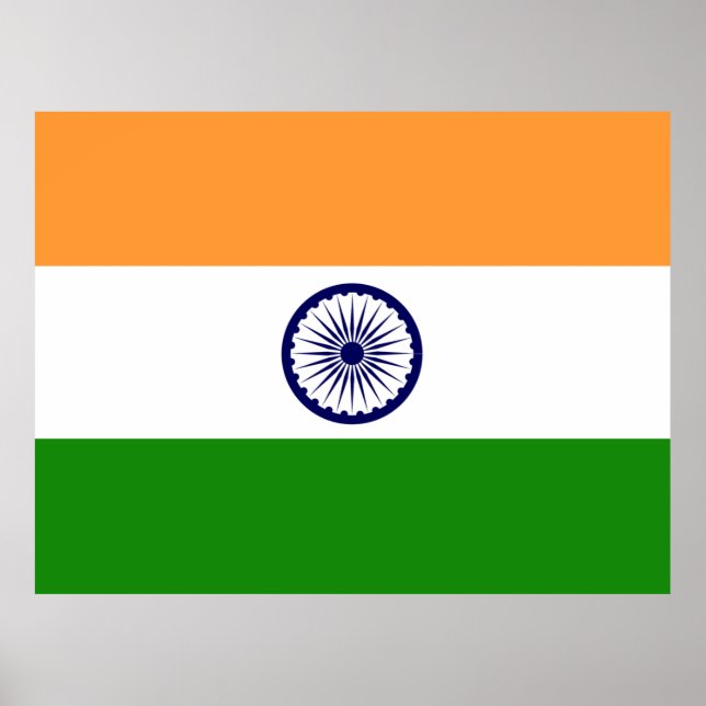 Affiche Flag of India (Devant)