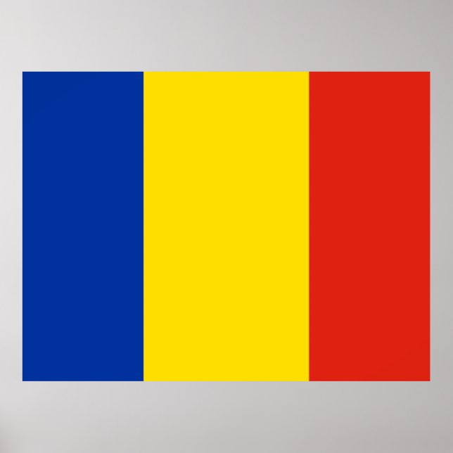 Affiche Flag of Romania (Devant)