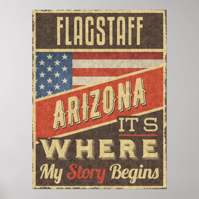 Affiche Flagstaff Arizona (Devant)