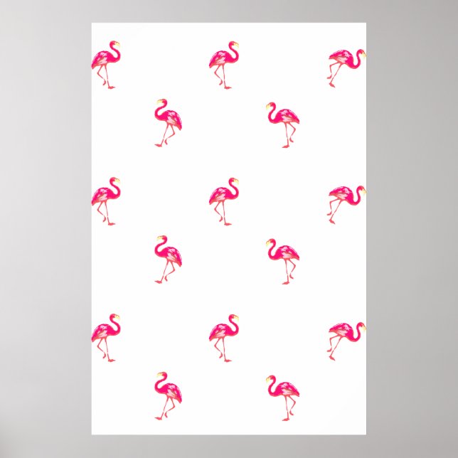 Affiche Flamant rose (Devant)