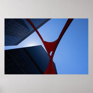 Affiche Flamant rose de Chicago