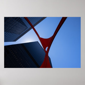 Affiche Flamant rose de Chicago