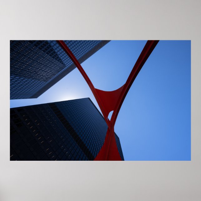 Affiche Flamant rose de Chicago (Devant)