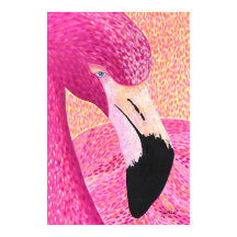 Flamant Rose Imprimé Pamplemousse Rose - Par Just