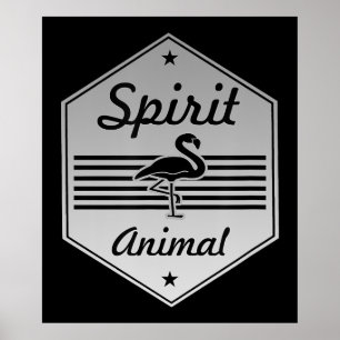 Affiche Flamant rose   Mon costume de Flamant rose animal 