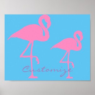 Affiche Flamant rose rose Thunder_Cove