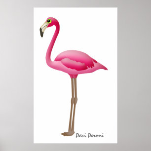 AFFICHE FLAMANT ROSE - SRF