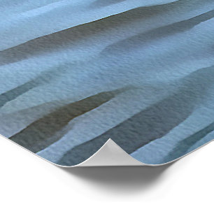 Affiche Flamants roses Temps d'alimentation Peinture acryl