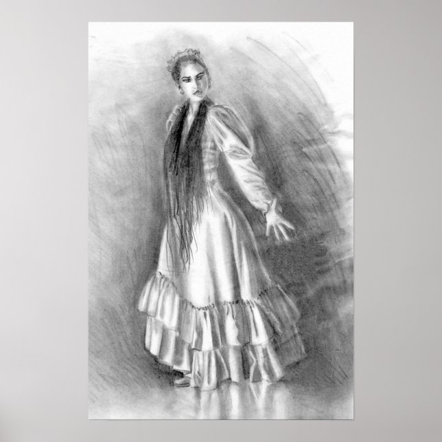 Affiche (flamenco)  (Devant)