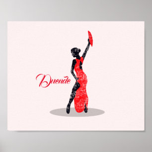 Affiche Flamenco Dancer