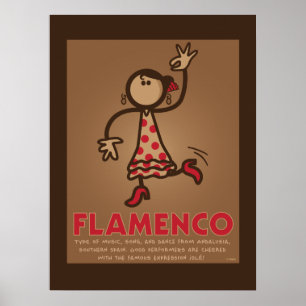 Affiche FLAMENCO (version anglaise)