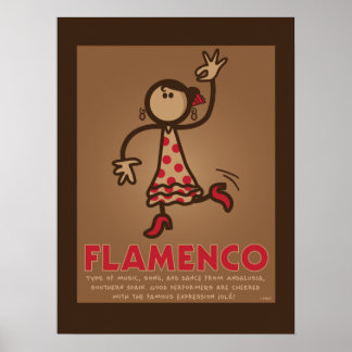 Affiche FLAMENCO (version anglaise)