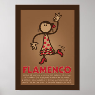 Affiche FLAMENCO (version en español)