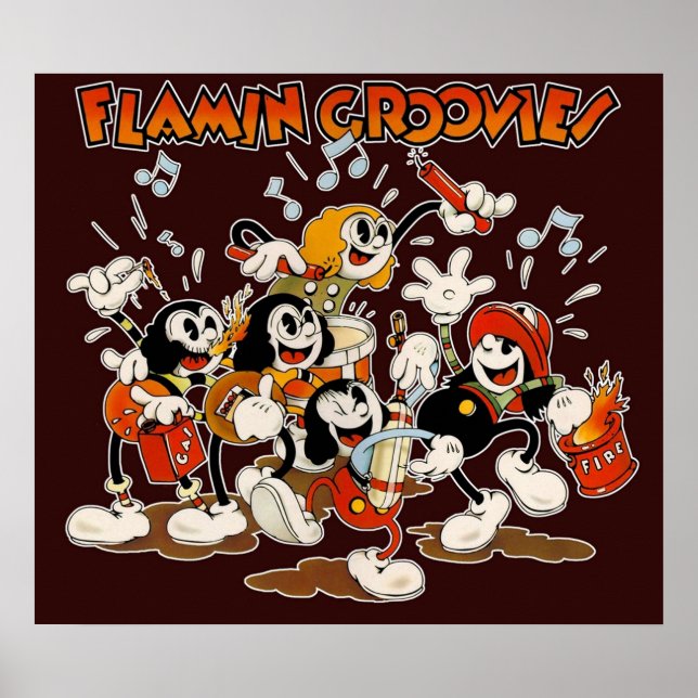 Affiche Flamin Groovies Supersnazz (Devant)