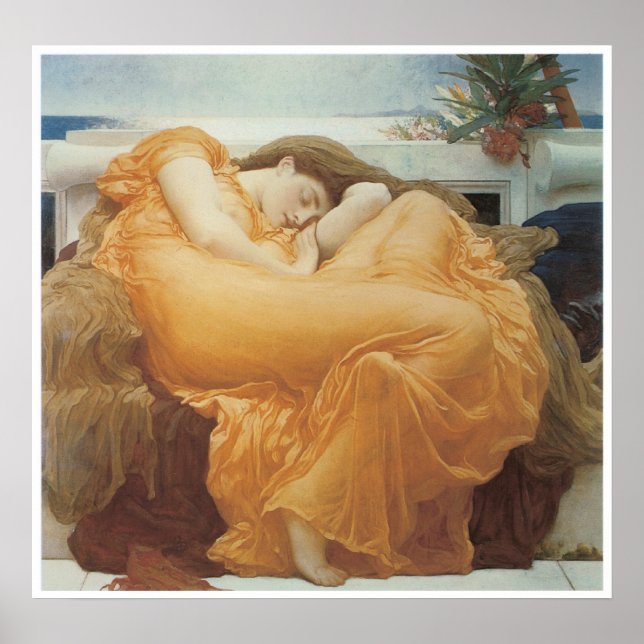 Affiche Flaming June, c. 1895 Lord Frederic Leighton (Devant)