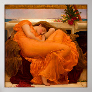 Affiche Flaming June de Frederic Leighton