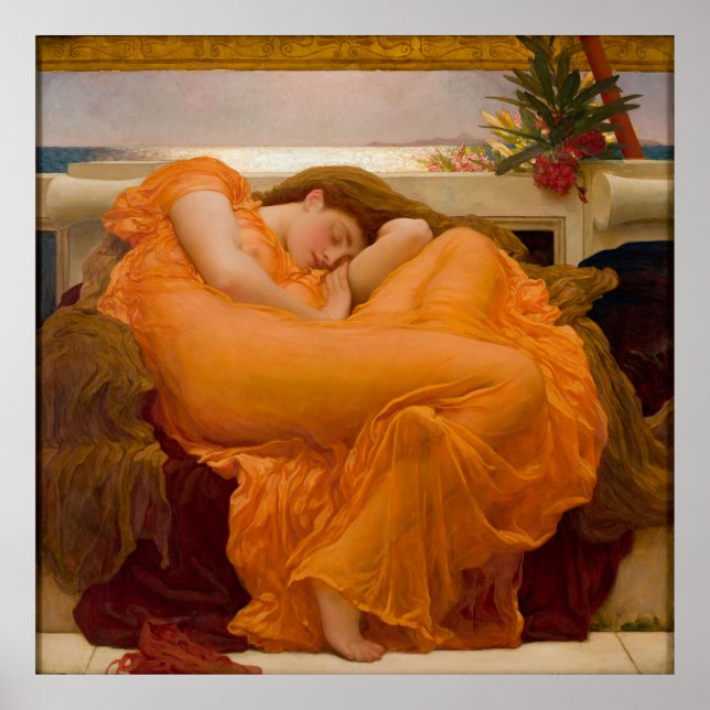 Affiche Flaming June - Frederic Lord Leighton (Devant)