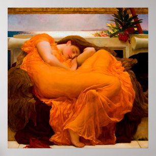 Affiche Flaming June par Frederic Lord Leighton