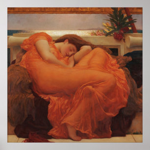 Affiche Flaming June par Lord Frederic Leighton